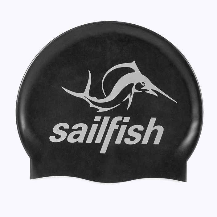 Sailfish SILIKONOVÁ ČEPICE plavecká čepice černá 2