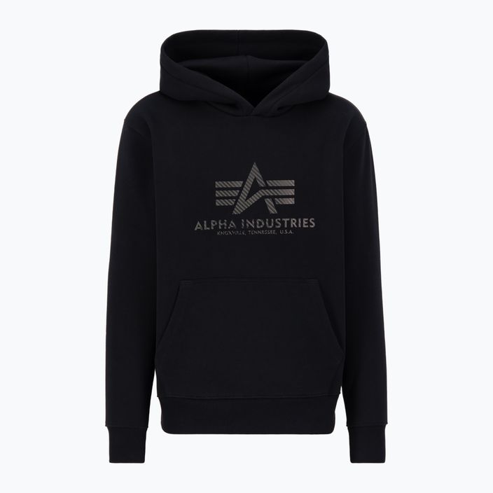 Pánská mikina Alpha Industries Basic Carbon Hoody black 3