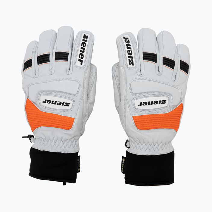 Pánské lyžařské rukavice ZIENER Guard GTX + Gore Grip PR white 801019 2
