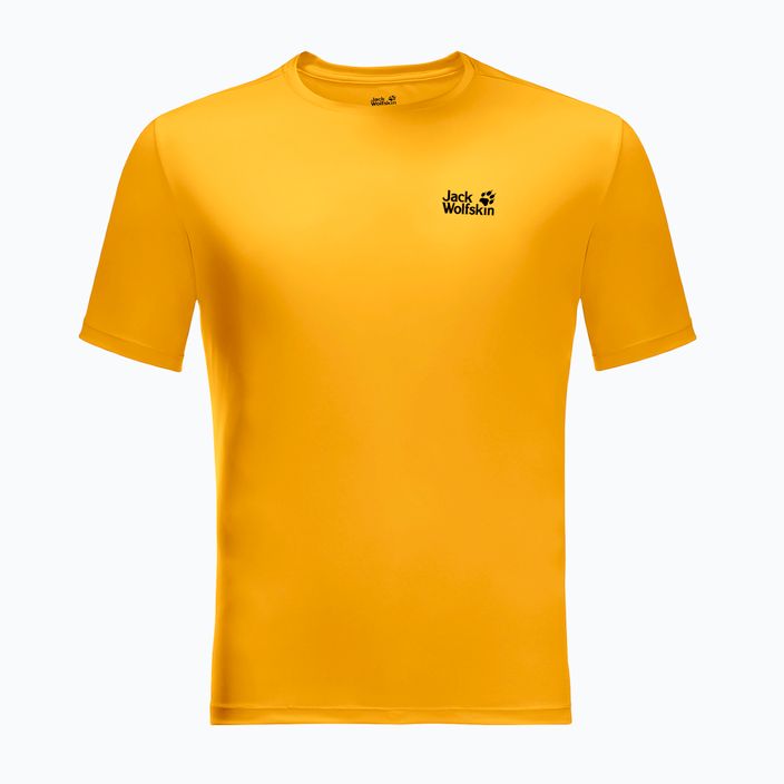 Pánské trekingové tričko Jack Wolfskin Tech žluté 1807071_3802 3