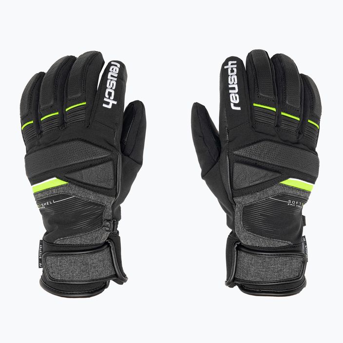 Lyžařské rukavice Reusch Storm R-Tex Xt black/black melange/neon green 3