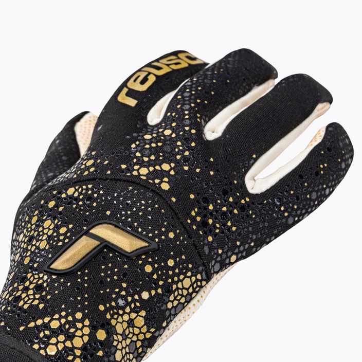 Brankářské rukavice Reusch Pure Contact Gold X GluePrint černo-zlaté 527075-7707 3
