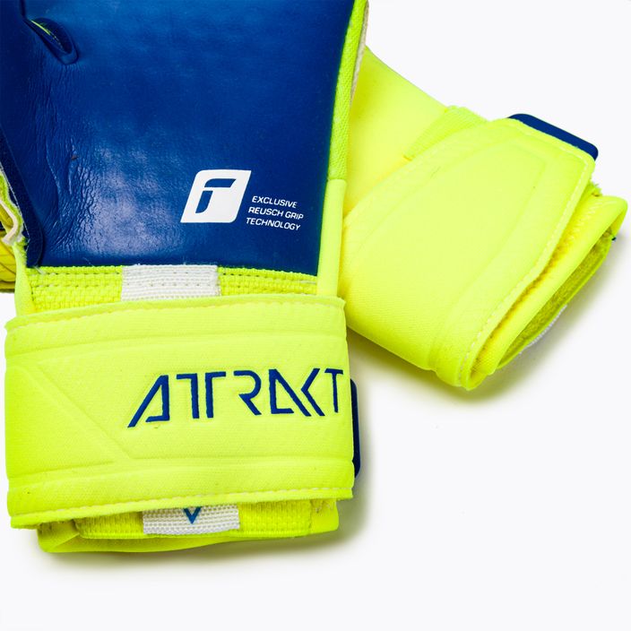 Brankářské rukavice Reusch Attrakt Duo žluto-modré 5270055 4