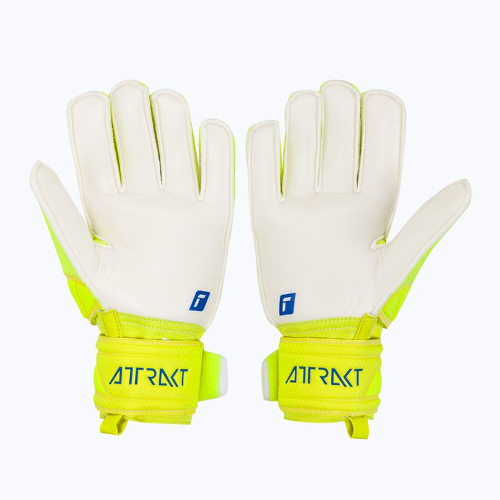 Reusch brankářské rukavice Attrakt Solid yellow 5270515-2001 2