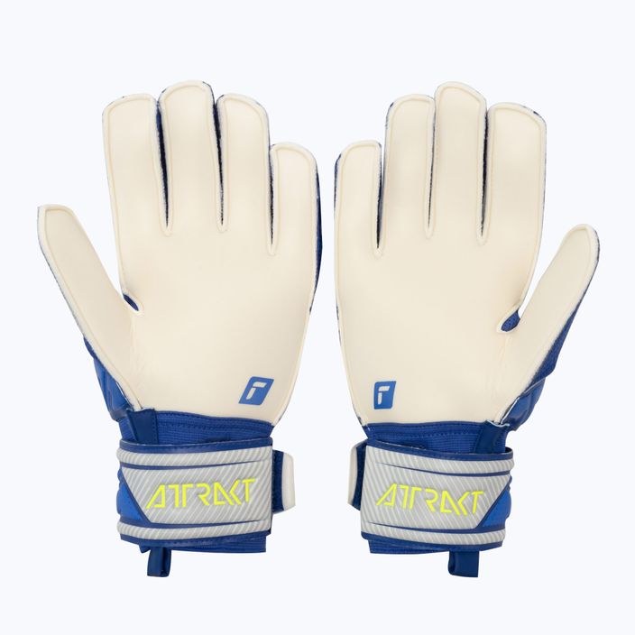 Reusch Attrakt Solid modré brankářské rukavice 5270515-6036 2