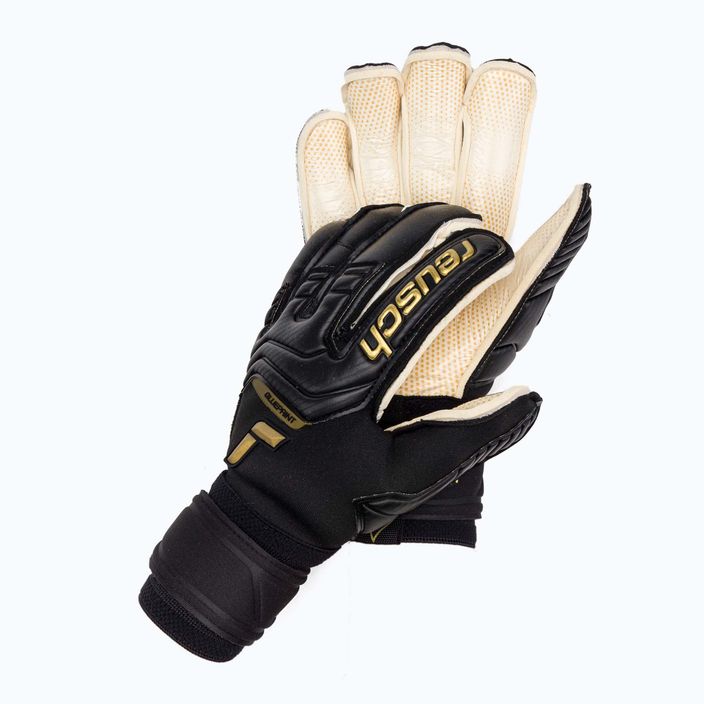 Reusch Attrakt Gold X GluePrint brankářské rukavice černé 5270975 2