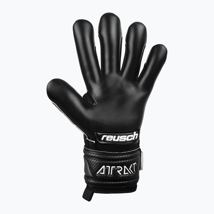 Dětské brankářské rukavice Reusch Attrakt Infinity Junior černé 5272725-7700 7