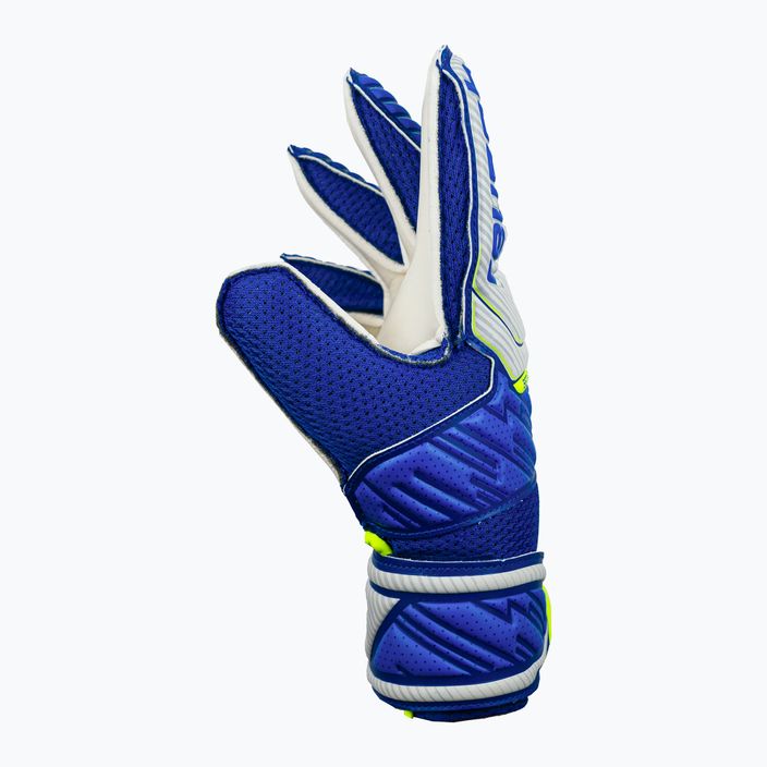 Dětské brankářské rukavice Reusch Attrakt Solid Junior modré 5272515-6036 7