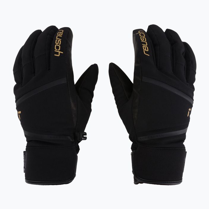 Lyžařské rukavice Reusch Tessa Stormbloxx černá/zlatá 62/31/138 3