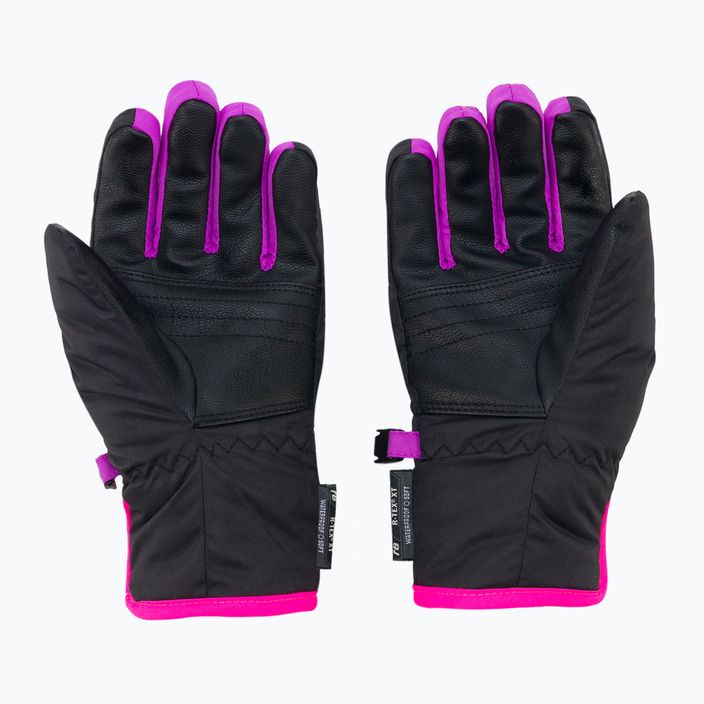 Dětské lyžařské rukavice Reusch Duke R-Tex XT černo-růžové 2