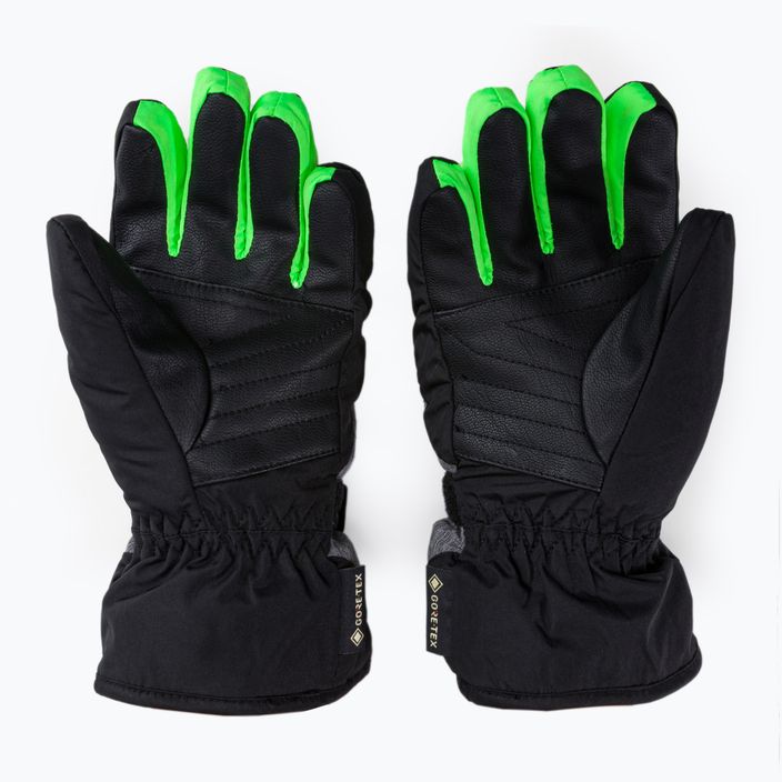 Dětské lyžařské rukavice Reusch Flash Gore-Tex černá/zelená 62/61/305 2