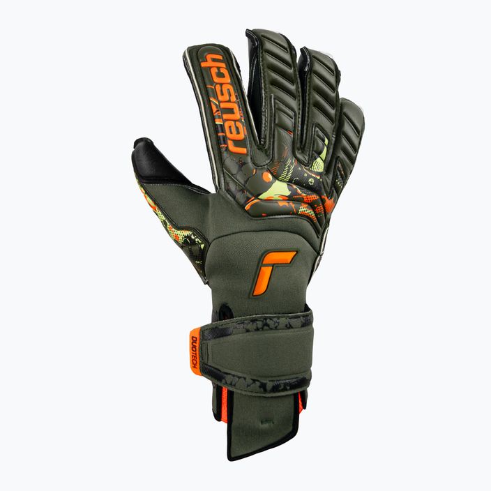 Brankářské rukavice Reusch Attrakt Duo Evolution Adaptive Flex zelené 5370055-5555 7