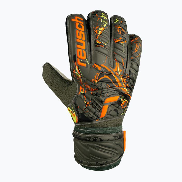 Brankářské rukavice Reusch Attrakt Solid zelené 5370016-5556 5
