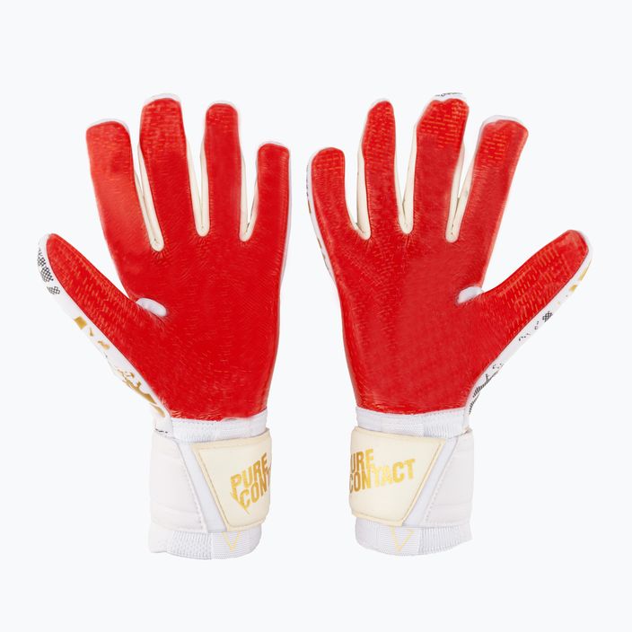 Brankářské rukavice Reusch Pure Contact Gold X GluePrint bílé 5370075-1011 2