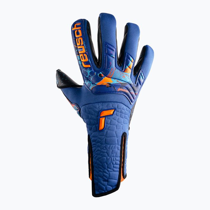 Brankářské rukavice Reusch Attrakt Fusion Strapless AdaptiveFlex tmavě modré 5370979-4024 5