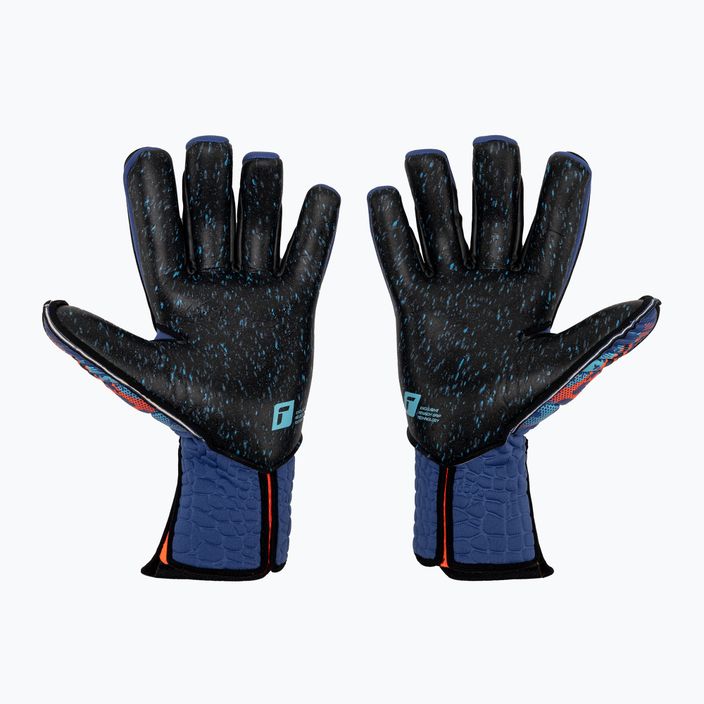 Brankářské rukavice Reusch Attrakt Fusion Strapless AdaptiveFlex tmavě modré 5370979-4024 2