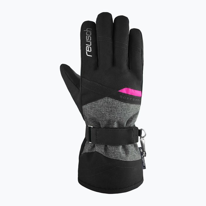 Dámské lyžařské rukavice Reusch Helena R-Tex Xt black/black melange/pink glo 6