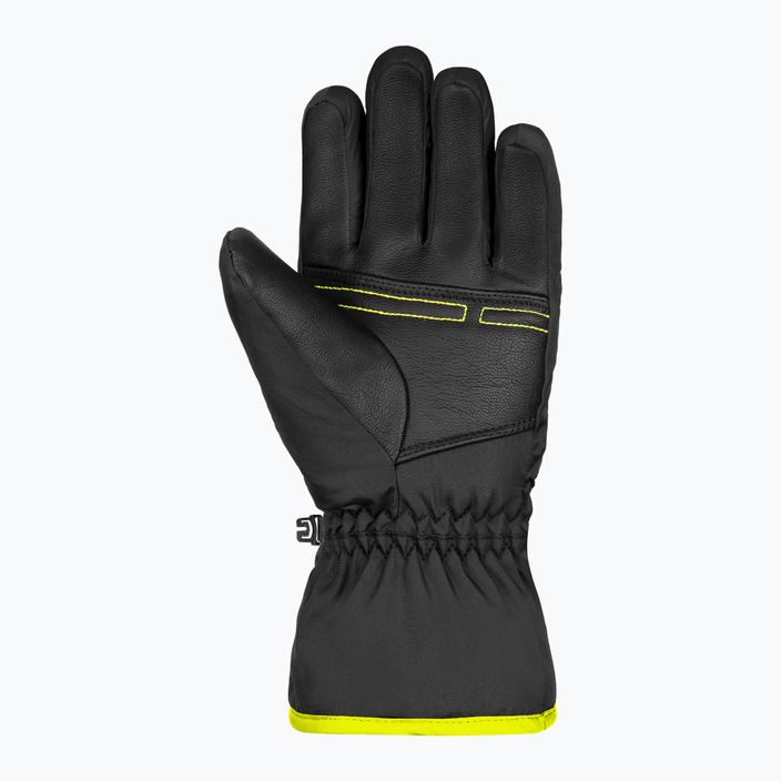 Dětské lyžařské rukavice Reusch Alan black/brilliant blue/safety yellow 7
