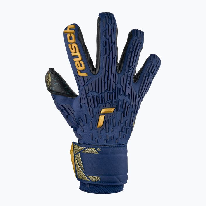 Brankářské rukavice  Reusch Attrakt Freegel Fusion Goaliator premium blue/gold/black 2