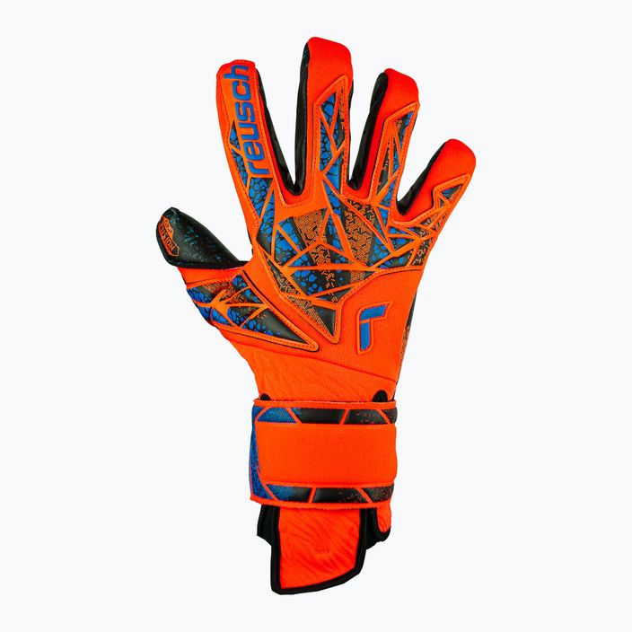 Brankářské rukavice  Reusch Attrakt Fusion Guardian hyper orange/electric blue/black 2