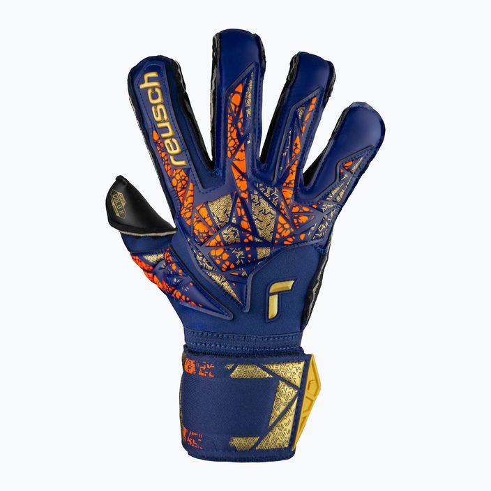 Brankářské rukavice  Reusch Attrakt Gold X Evolution premium blue/gold/black 2