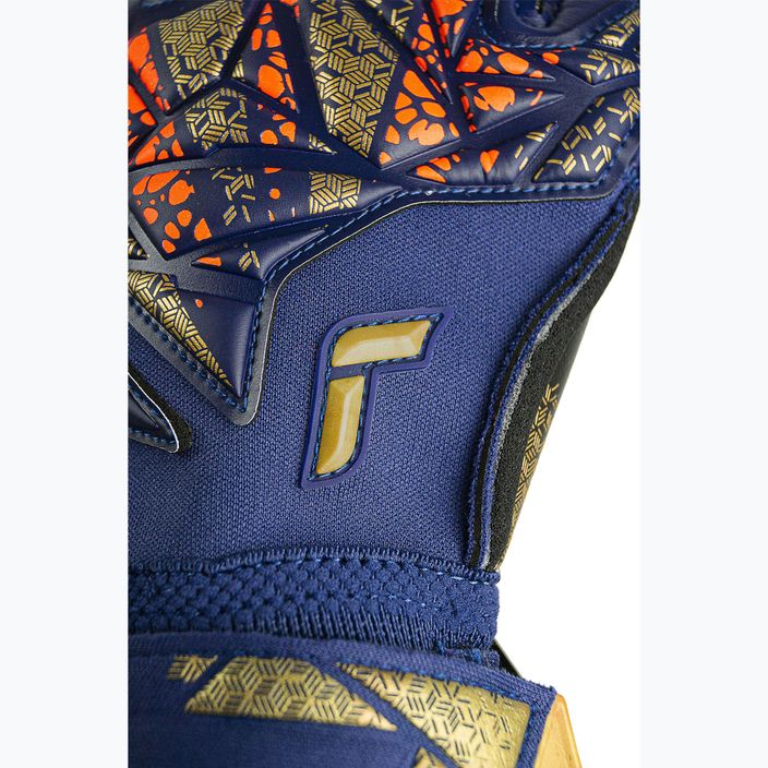 Brankářské rukavice  Reusch Attrakt Gold X Evolution premium blue/gold/black 6