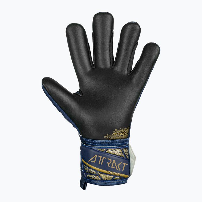 Brankářské rukavice  Reusch Attrakt Freegel Silver premium blue/gold/black 3