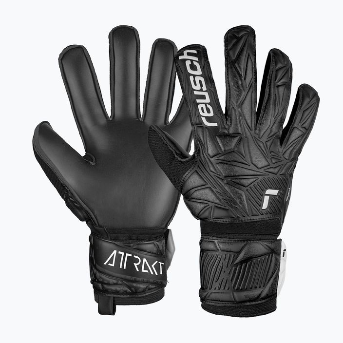 Brankářské rukavice  Reusch Attrakt Solid black