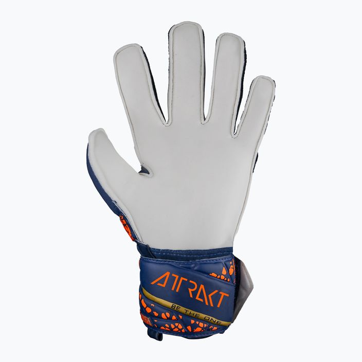 Brankářské rukavice  Reusch Attrakt Solid premium blue/gold 3