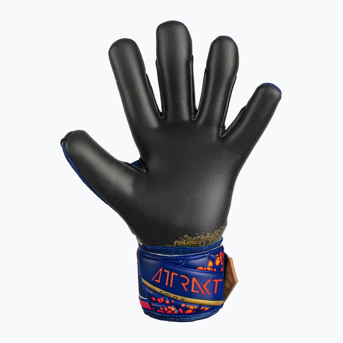 Dětské brankářské rukavice  Reusch Attrakt Gold X Junior premium blue/gold/black 3