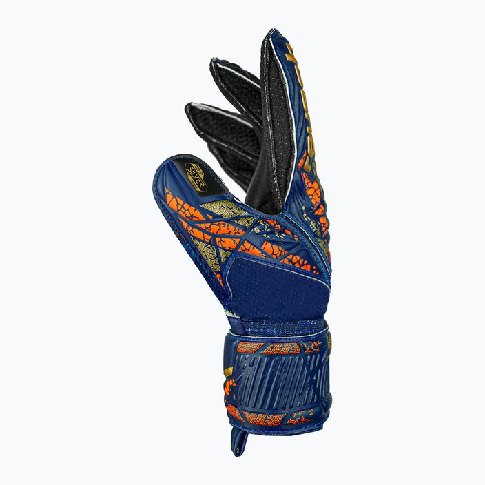 Dětské brankářské rukavice   Reusch Attrakt Silver Junior premium blue/gold/black 4