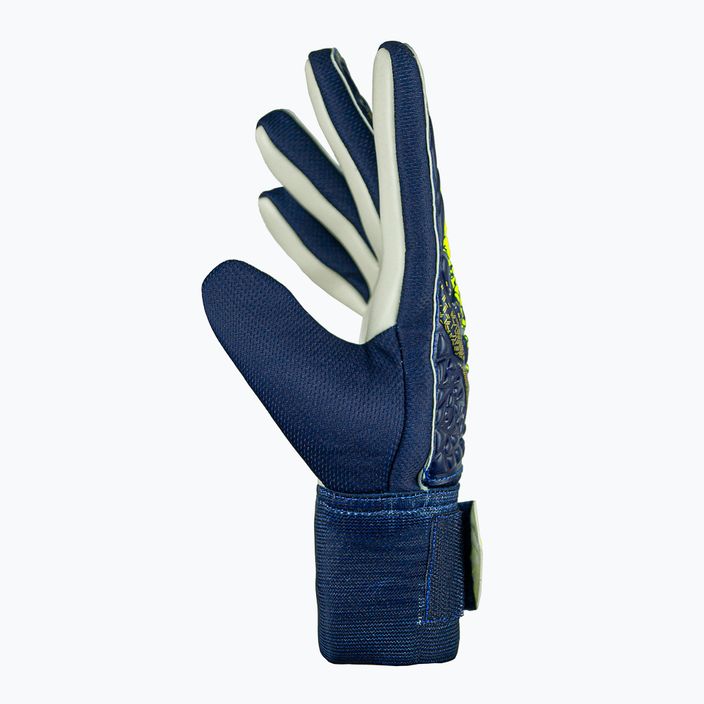 Dětské brankářské rukavice   Reusch Attrakt Starter Solid Junior premium blue/sfty yellow 4