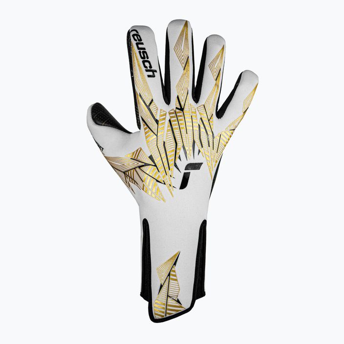 Brankářské rukavice  Reusch Pure Contact Gold X GluePrint Strapless white/gold/black 2