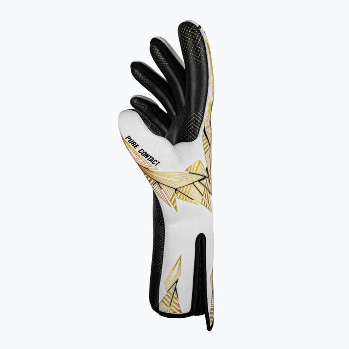 Brankářské rukavice  Reusch Pure Contact Gold X GluePrint Strapless white/gold/black 4