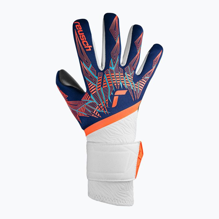 Brankářské rukavice  Reusch Pure Contact Gold premium blue/electric orange/black 2