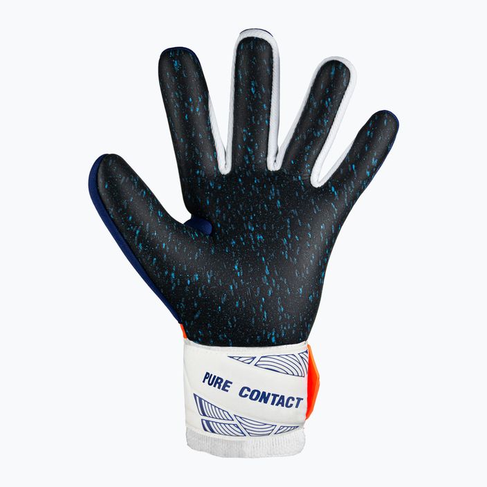 Dětské brankářské rukavice   Reusch Pure Contact Fusion Junior premium blue/electric orange/black 3