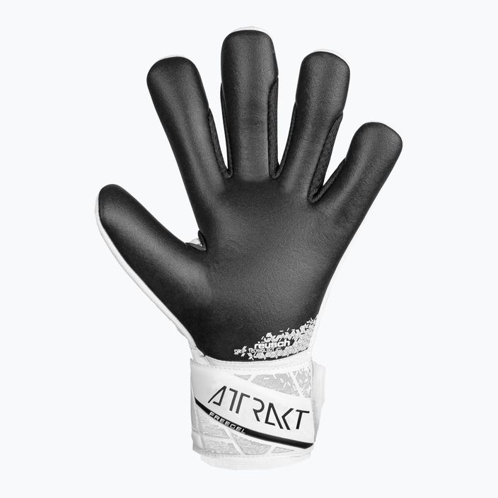 Dětské brankářské rukavice Reusch Attrakt Freegel Silver white/black 3
