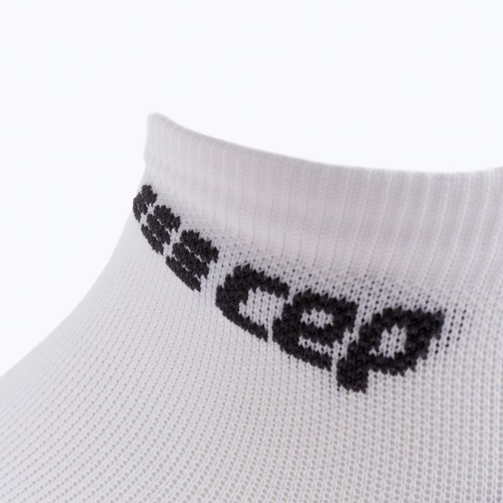 Kompresní běžecké ponožky dámské CEP Low-Cut 3.0 bílé WP4A8X2 3