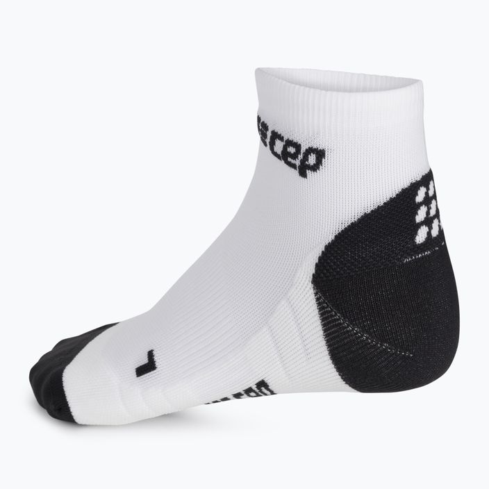Kompresní běšžecké ponožky pánské CEP Low-Cut 3.0 bílé WP5A8X2 2