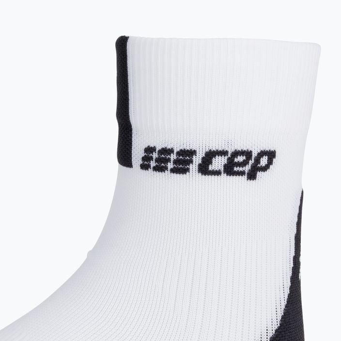 Kompresní běžecké ponožky pánské CEP 3.0 bílé WP5B8X 4