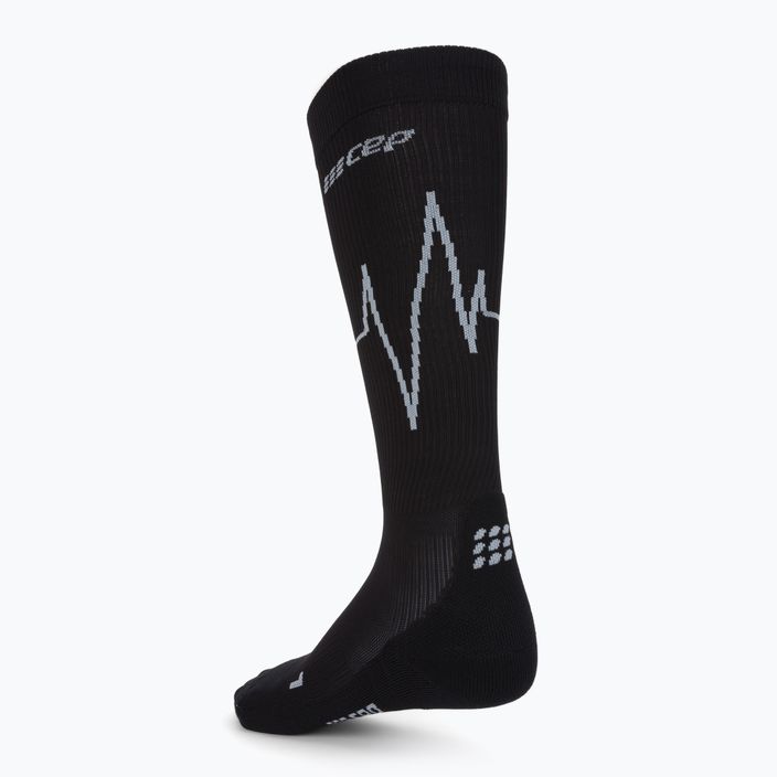 Kompresní běžecké ponožky dámské CEP Heartbeat černé WP20KC3 2