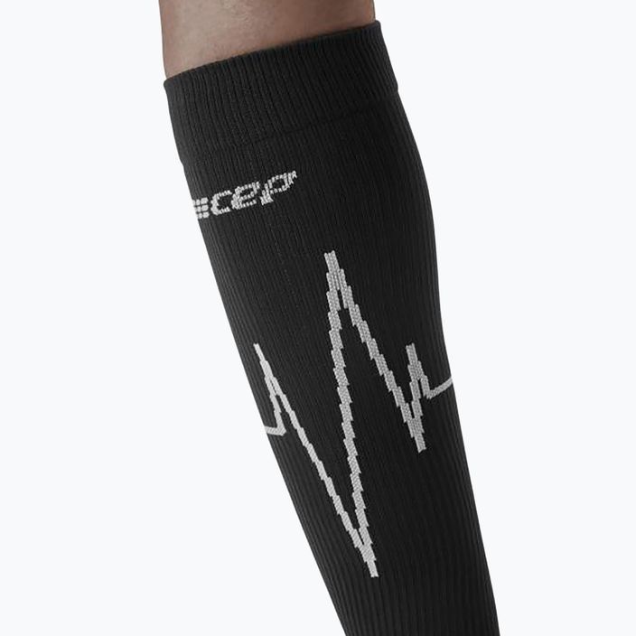 Kompresní běžecké ponožky dámské CEP Heartbeat černé WP20KC3 8