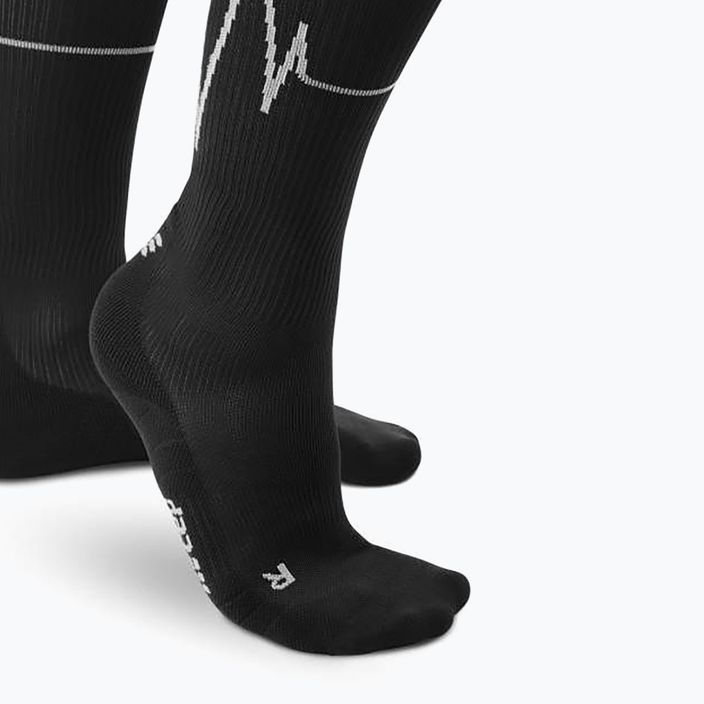 Kompresní běžecké ponožky pánské CEP Heartbeat černé WP30KC2 7