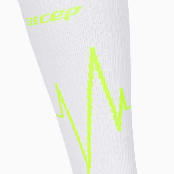 Kompresní běžecké ponožky dámské CEP Heartbeat bílé WP20PC2 3