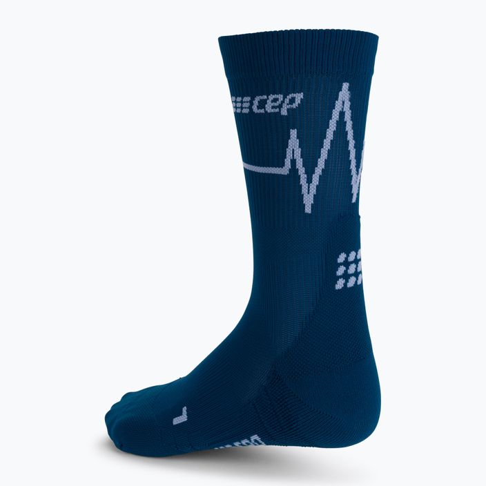 Kompresní běžecké ponožky pánské CEP Heartbeat modré WP3CNC2 2