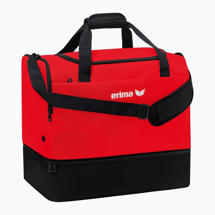 Sportovní taška   ERIMA Team Sports Bag With Bottom Compartment 65 l red