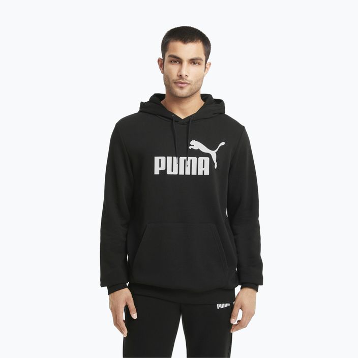 Pánská mikina PUMA Essentials Big Logo Hoodie TR puma black