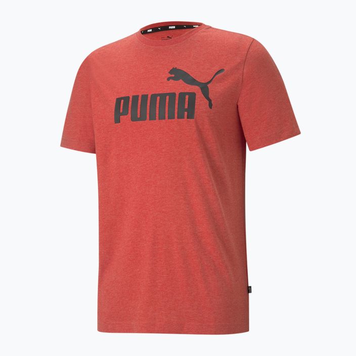 Pánské tričko PUMA Essentials Heather Tee high risk red 4