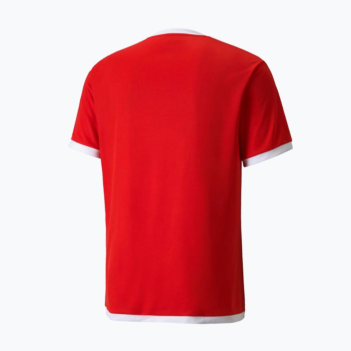 Pánské fotbalové tričko PUMA TeamLIGA Jersey červené 704917_01 7