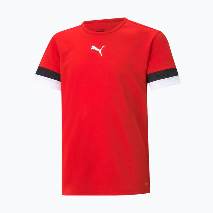 Dětské fotbalové tričko PUMA teamRISE Jersey červené 704938_01 5